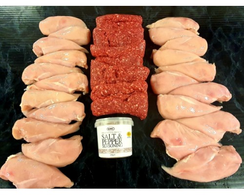 Chicken and Lean Steak Mince Stack